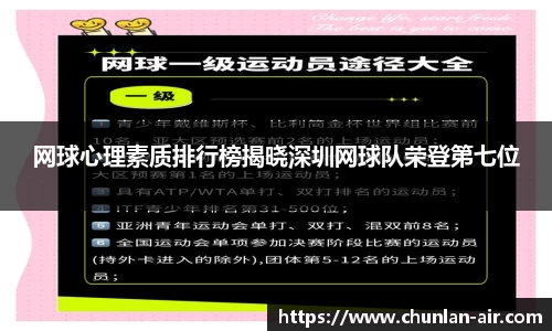 网球心理素质排行榜揭晓深圳网球队荣登第七位